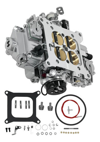 Carburador 4 Gargantas 650 Cfm Choke Eléctrico Doble Entrada Ford 289 302 351 Mustang