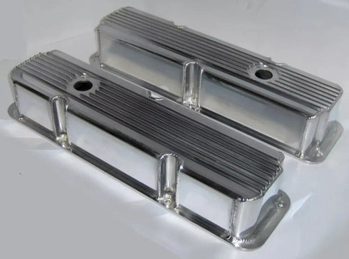 Tapas de Punterías Aluminio Altas Con Aletas Fabricadas Ford FE 352 360 390 428