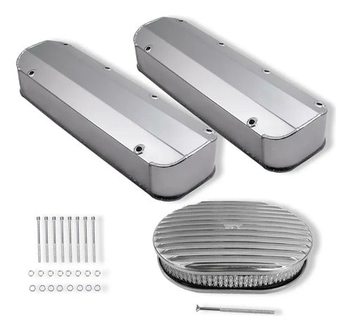 Tapas de Punterías Aluminio Con Aletas Fabricadas Big Block Ford 429 460