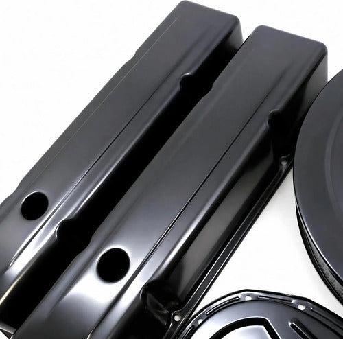 Tapas de Punterías Negras Altas SBC Chevrolet GMC 283 305 327 350 400