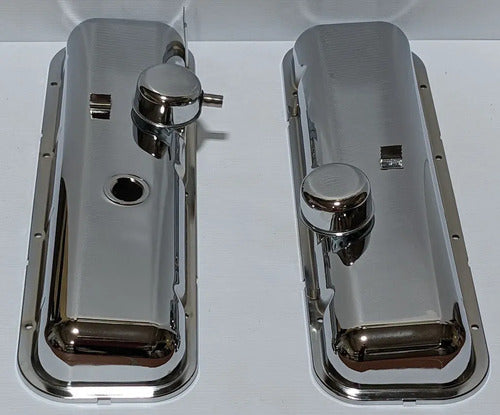 Tapas de Punterías Cromadas Con Respiradero BBC Chevrolet GMC 396 427 454