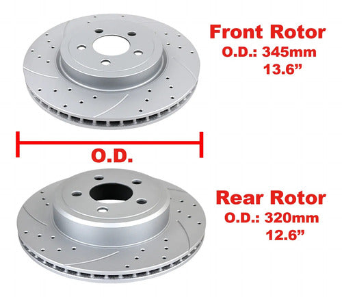 Kit Frenos Discos Dodge Charger Chrysler 300 5.7l