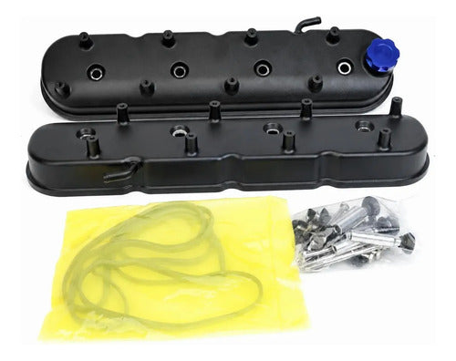 Tapas de Punterías Aluminio Con Base de Bobinas LS Chevrolet GMC 6.0 LQ4 Silverado Sierra