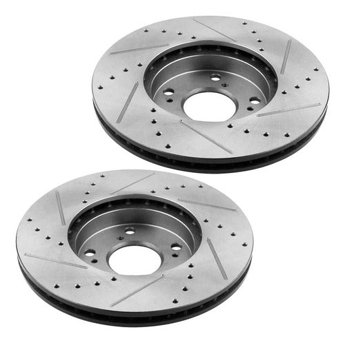 Discos Freno Ventilados Honda Civic 2006 A 2011 Delanteros