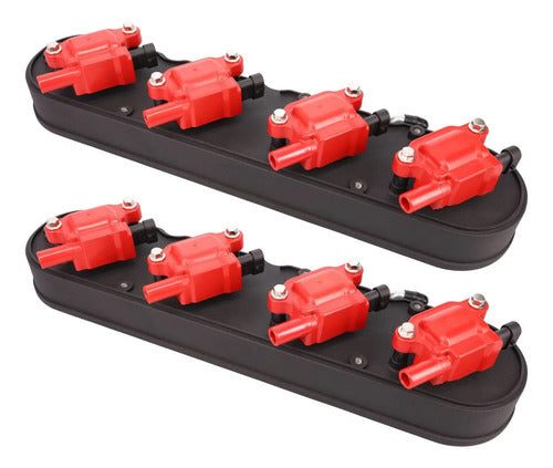 Tapas de Punterías Aluminio Con Aletas Con Base de Bobinas LS Chevrolet GMC 6.0 LQ4