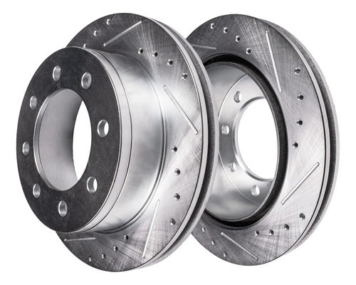 Discos Freno Trasero Ranurados Chevrolet Silverado 2011-2025