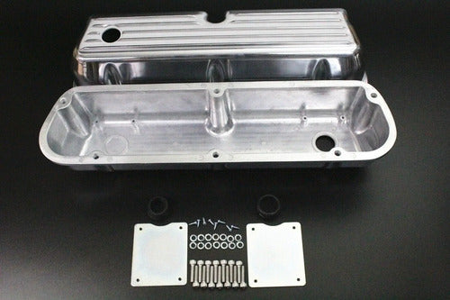 Tapas de Punterías Aluminio Altas Con Aletas Con Respiradero Ford 289 302 351W Windsor
