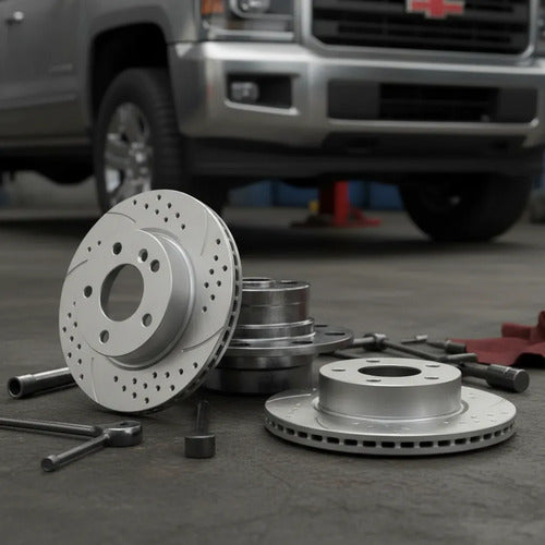 Discos Freno Ranurados Chevrolet Silverado 2001-2006