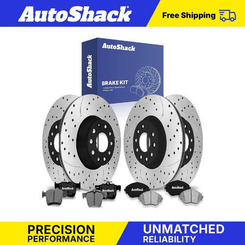 Kit Frenos Discos Ranurados Volkswagen Golf R 2015-2019