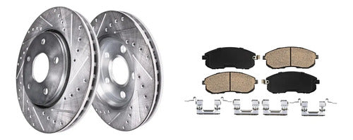 Kit Frenos Discos Ranurados Nissan Altima 2002-2006