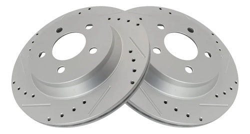 Discos Freno Traseros Ford Mustang 1994-2004 Perforados