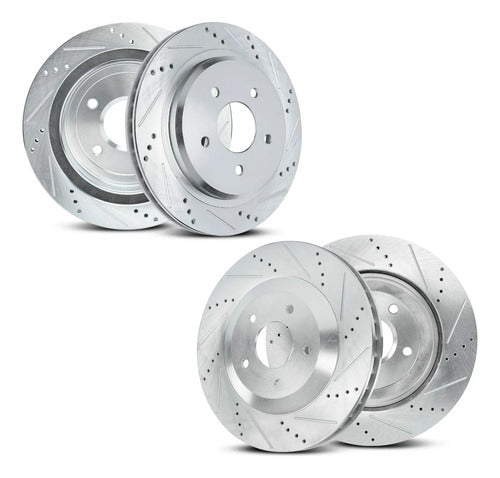Discos Freno Perforados Chevrolet Corvette Cadillac Xlr