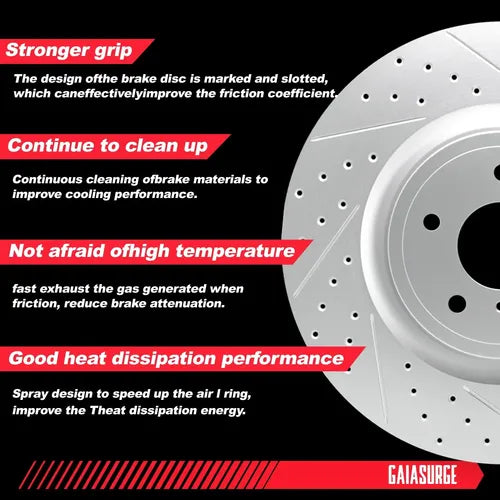 Kit Frenos Perforados Gmc Yukon Chevrolet Tahoe 1995-2000