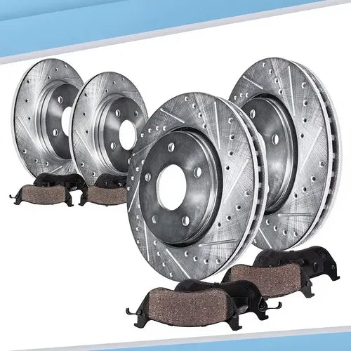 Kit Frenos Discos Ranurados Chrysler Sebring 1995-2005