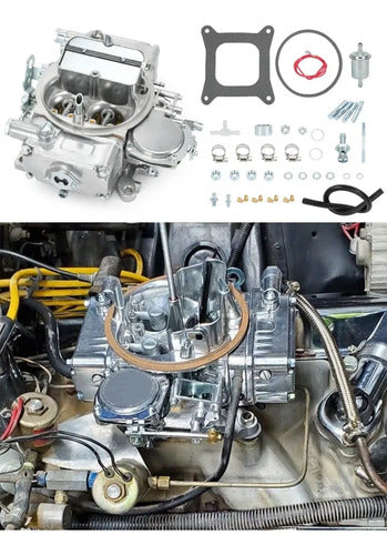Carburador 4 Gargantas 600 Cfm Choke Manual Ford 289 302 351 Mustang Falcon Torino