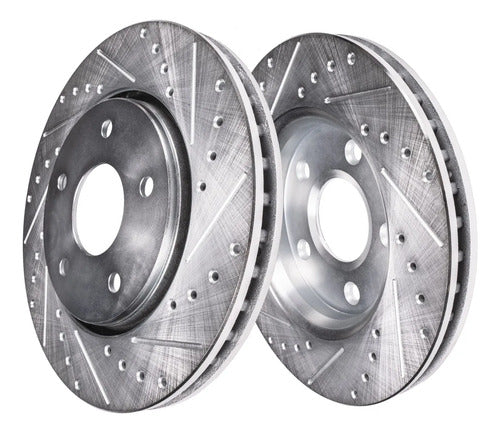 Kit Frenos Discos Perforados Subaru Legacy Outback 2006-2009