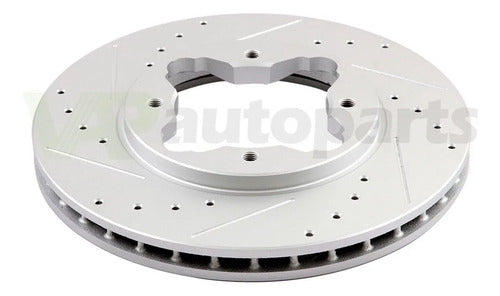Kit Frenos Discos Perforados Acura Cl Honda Accord 1990-1997