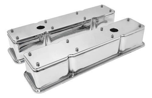Tapas de Punterías Cromadas 2 Piezas SBC Chevrolet GMC 283 305 327 350 400