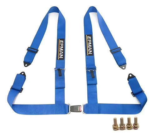 Cinturon O Arnes De Seguridad 4 Puntos Racing Carreras Autos