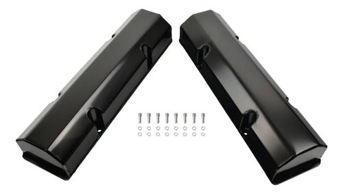 Tapas de Punterías Negras Altas Fabricadas SBC Chevrolet GMC 283 305 327 350 400