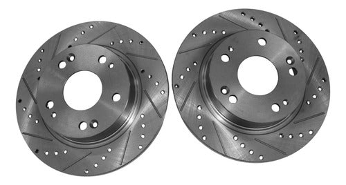 Discos Freno Ventilados Honda Civic 2006 2007 A 2011 Trasero