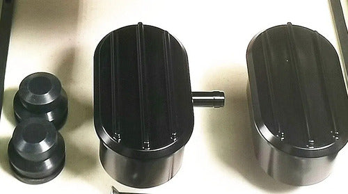 Tapas de Punterías Aluminio Altas Con Aletas Con Respiradero SBC Chevrolet GMC 283 305