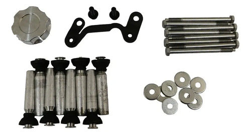 Tapas de Punterías Aluminio Con Base de Bobinas LS Chevrolet GMC 4.8 5.3 Silverado Sierra