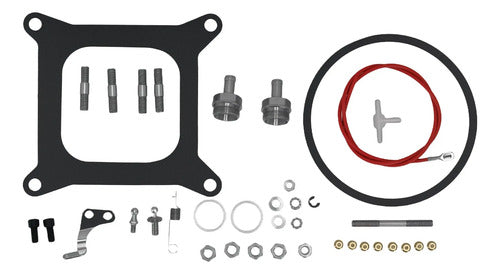 Carburador 4 Gargantas 650 Cfm Choke Eléctrico Doble Entrada Ford 289 302 351 Mustang