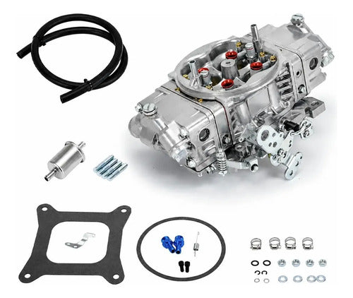 Carburador 4 Gargantas 850 Cfm Choke Eléctrico Dodge 383 400