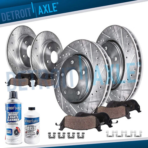 Kit Frenos Discos Perforados Subaru Legacy Outback 2006-2009