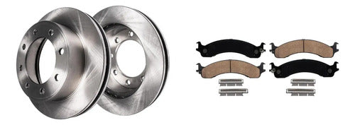 Kit Frenos Discos Cerámicos Dodge Ram 2500 3500 2000-2002