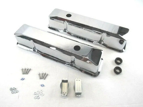 Tapas de Punterías Cromadas Altas Lisas SBC Chevrolet GMC 283 305 327 350 400