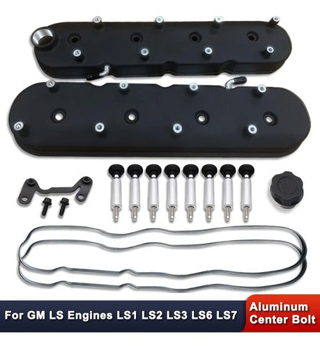 Tapas de Punterías Aluminio Altas Con Base de Bobinas LS Chevrolet GMC 6.0 LQ4 Silverado