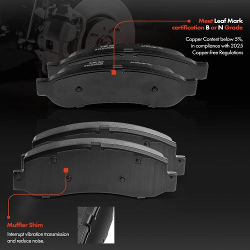 Kit Frenos Discos Perforados Ford F-250 Super Duty 08-12