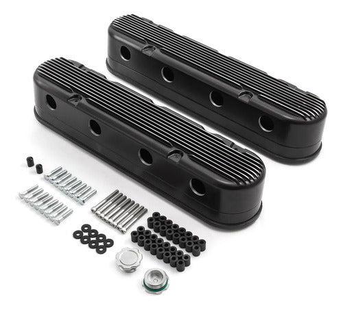Tapas de Punterías Aluminio Con Aletas Con Base de Bobinas LS Chevrolet GMC 4.8 5.3 6.0