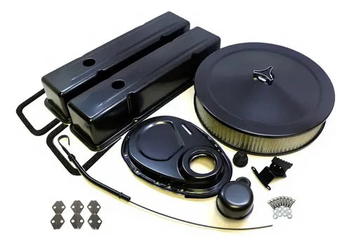 Tapas de Punterías Negras Altas SBC Chevrolet GMC 283 305 327 350 400