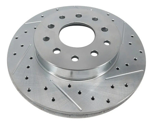 Kit Frenos Trasero Conversión Disco Gm 10 12 Ranurados