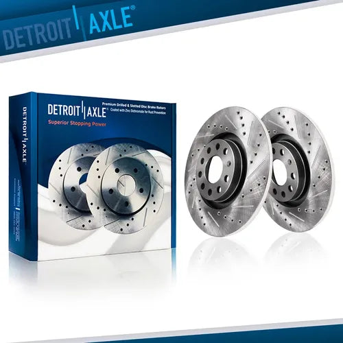 Discos Freno Trasero Ranurados Audi A3 Vw Golf Jetta