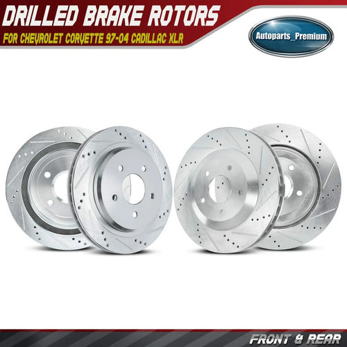 Discos Freno Perforados Chevrolet Corvette Cadillac Xlr