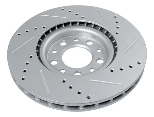 Discos Freno Perforados Ranurados Chevrolet Camaro 2016-2024