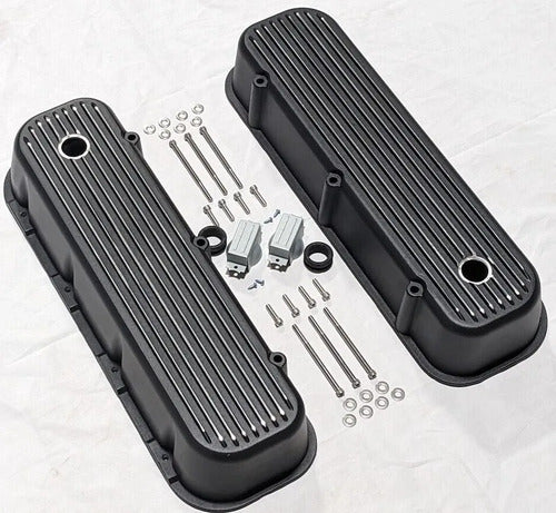 Tapas de Punterías Aluminio Altas Con Aletas Con Respiradero BBC Chevrolet GMC 396 427 454