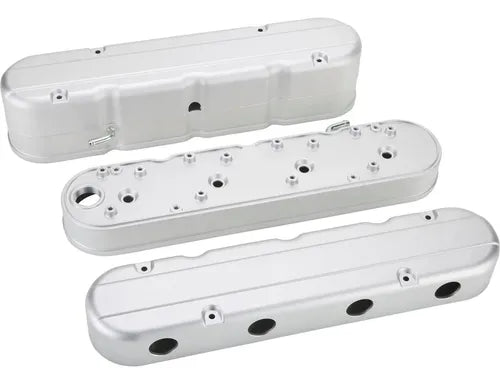 Tapas de Punterías Aluminio Lisas Con Base de Bobinas LS Chevrolet GMC 4.8 5.3 Silverado