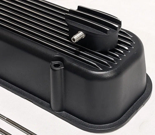 Tapas de Punterías Aluminio Altas Con Aletas Con Respiradero BBC Chevrolet GMC 396 427 454