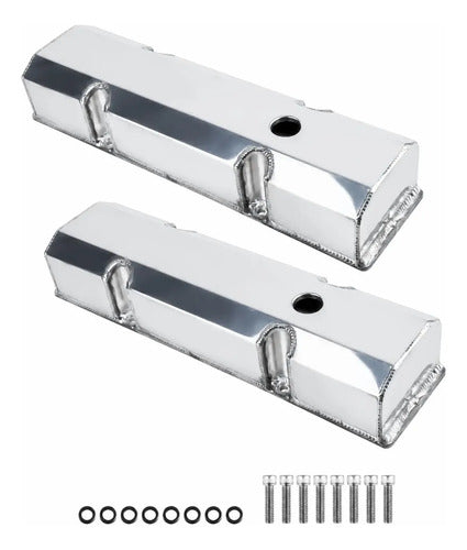 Tapas de Punterías Aluminio Altas Fabricadas SBC Chevrolet GMC 283 305 327 350 400