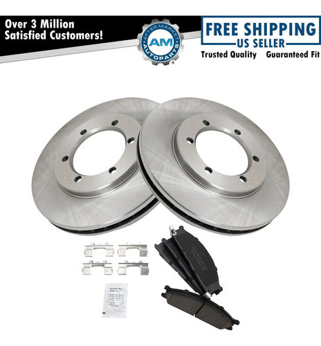Kit Frenos Cerámicos Nissan Frontier 1998-2004 Delantero