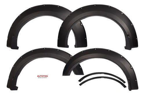Cantoneras Fender Flares Ford Lobo F150 2015 2016 2017 Negro Negro