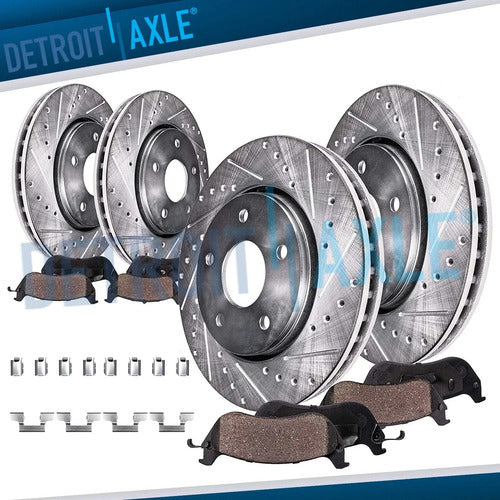 Kit Frenos Discos Ranurados Ford Mustang 2005-2010