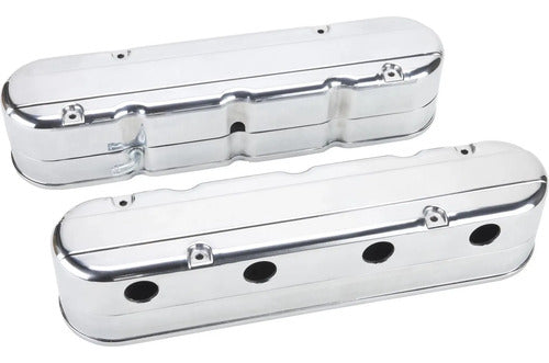 Tapas de Punterías Aluminio Lisas Con Base de Bobinas LS Chevrolet GMC 4.8 5.3 Silverado