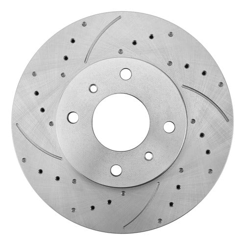 Kit Frenos Discos Ranurados Nissan Altima Sentra 1993-2006