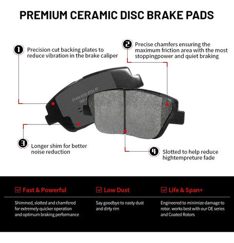 Kit Frenos Discos Perforados Ford F-250 F-350 2013-2022